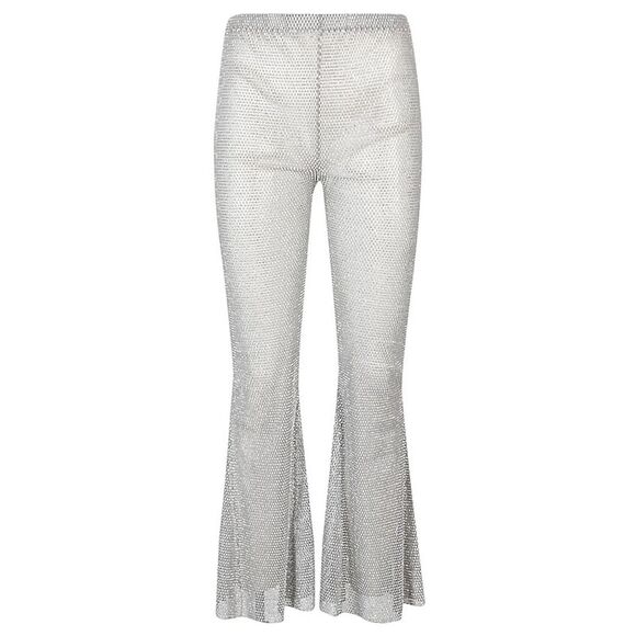 Santa Brand Women's Trousers Silver - Picture 1 of 2